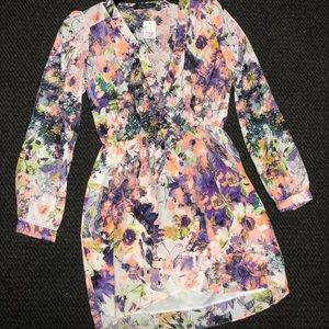 Woman’s floral dress